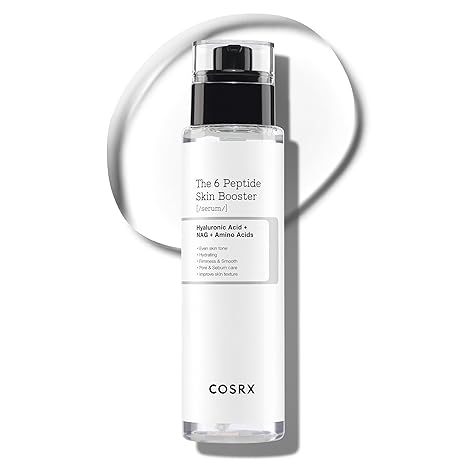 COSRX 6X Peptide Collagen Booster Toner Serum, Copper Peptides, Niacinamide, Hyaluronic Acid, Korean Anti-Aging Essence, 150ml