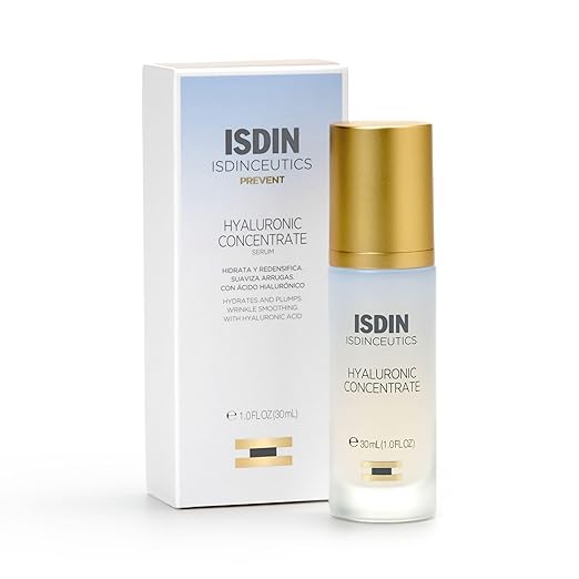 Isdinceutics Hyaluronic Concentrate – Lightweight Hydrating Face Serum with Hyaluronic Acid – Non-Comedogenic, Fragrance Free – 1.0 FL OZ