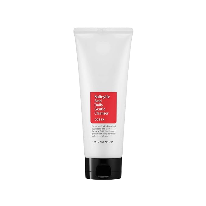 COSRX Salicylic Acid Daily Gentle Cleanser – 150ml Foam Cleanser for Blemish-Prone Skin – K-Beauty, Non-Comedogenic, Fragrance Free