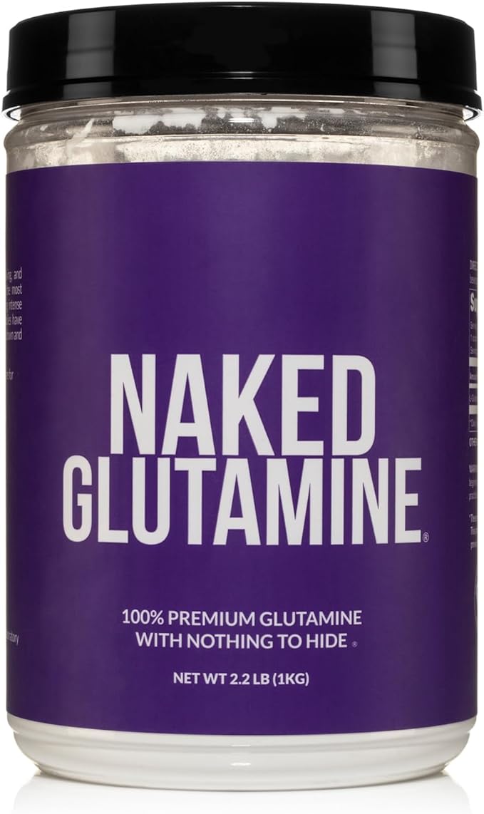 Pure L-Glutamine – Made in USA, 1,000g (2.2 lb) Bulk Powder, 200 Servings, Vegan, Non-GMO, Gluten & Soy Free