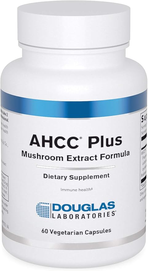 Douglas Laboratories AHCC® Plus – Mushroom & Arabinogalactan Immune Support – 60 Capsules