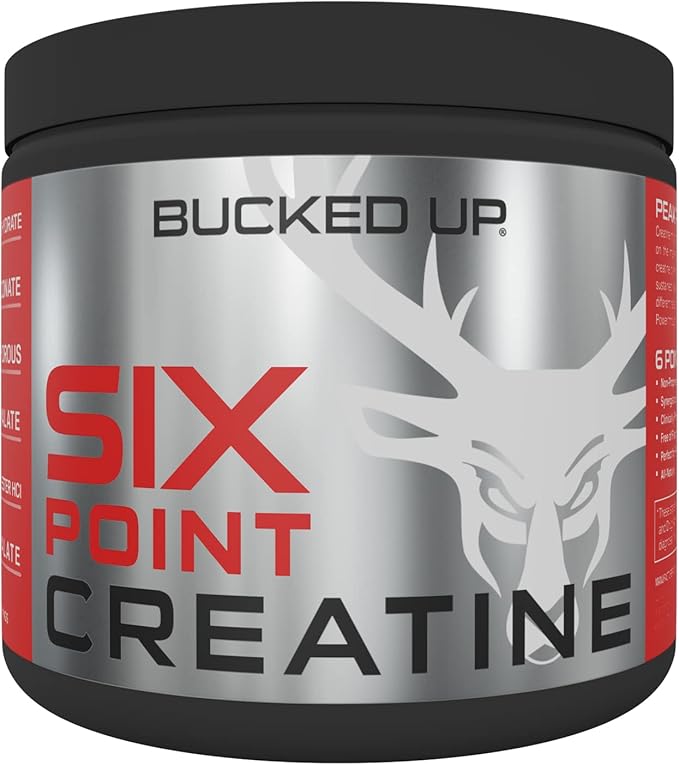 Bucked Up Six Point Creatine™ – Six Types of Creatine, For Men and Women
