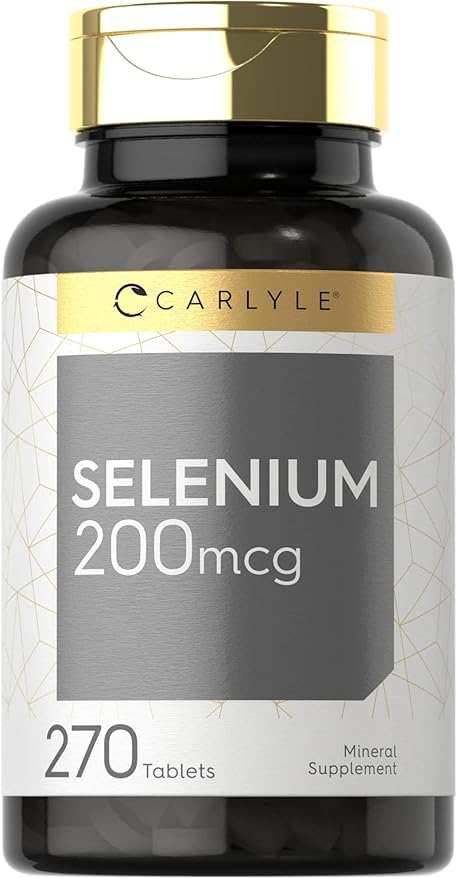 Carlyle Selenium 200mcg – Antioxidant, Immune & Thyroid Support – 270 Vegetarian Tablets