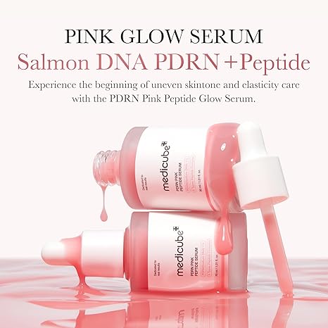 Medicube Salmon DNA PDRN Pink Peptide Serum: Hydrate, Firm & Brighten Your Skin