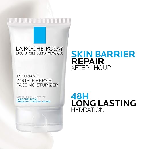 La Roche-Posay Toleriane Double Repair Face Moisturizer – Ceramide & Niacinamide, Fragrance Free