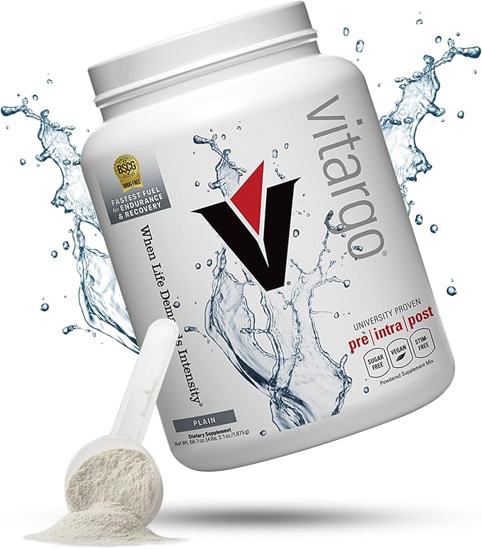 Vitargo Carbohydrate Powder – 2X Faster Absorbing, Sugar-Free Complex Carb, 4.4 lb, Pre/Intra/Post Workout