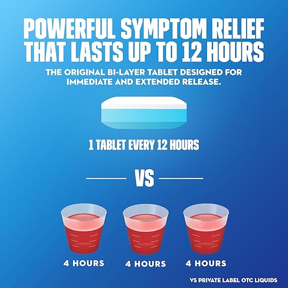 Mucinex 12-Hour Chest Congestion Relief Tablets – 1200mg Guaifenesin – 42 Count – Maximum Strength Expectorant