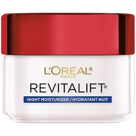 L’Oreal Revitalift Night Cream – Pro-Retinol, Anti-Wrinkle, Firming, 1.7oz