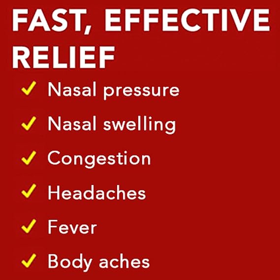 Advil Sinus Congestion & Pain Relief – 20 Tablets – Ibuprofen & Phenylephrine for Sinus Pressure, Aches & Fever
