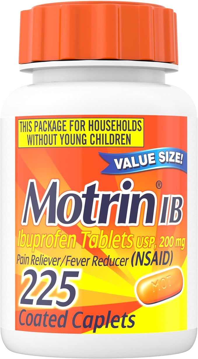 Motrin IB Ibuprofen 200mg Tablets – 225 ct
