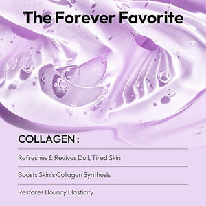 LAPCOS Collagen Sheet Mask – 5-Pack Firming Daily Face Masks with Peptides for Anti-Aging, Wrinkle Minimizing & Hydration – Korean Beauty Skincare