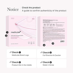 Medicube Salmon DNA PDRN Collagen Jelly Gel Mask – 4-Pack Overnight Face Masks for Glass Skin, Hydrating, Firming & Elasticity – Korean Skincare