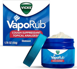 Vicks VapoRub Original – 1.76 oz – Medicated Chest Rub Ointment for Cough, Cold, and Muscle Aches