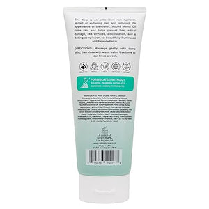 Vitamins and Sea Beauty Exfoliating Face Scrub – Monoi Oil, Sea Kelp & Natural Pumice, Clarifying & Firming Vegan Facial Exfoliator, Paraben-Free, 5.1 fl oz