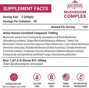 Liposomal AHCC 1500mg with Beta-Glucans – Immune, T-Cell & Liver Support – 120 Softgels – Non-GMO, Gluten Free