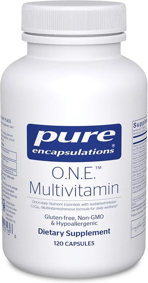 Pure Encapsulations O.N.E. Multivitamin – Once Daily, Antioxidant, Vision & Brain Support – 120 Capsules