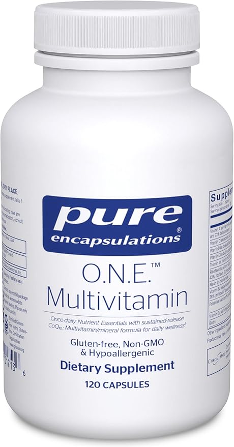 Pure Encapsulations O.N.E. Multivitamin – Once Daily, Antioxidant, Vision & Brain Support – 120 Capsules