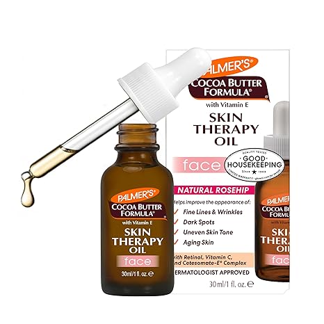 Palmer’s Cocoa Butter Face Oil – Vitamin E, C & Rosehip, Skin Therapy Oil