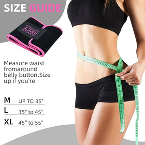ZPP Waist Trainer for Women and Men, Neoprene Sweat Band Waist Trimmer Belt, Slimming Stomach Wrap, Adjustable