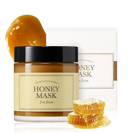 I’m From Honey Mask – Deep Moisturizing Wash-Off Face Mask with 38.7% Real Honey, Nourishing & Soothing for Dry, Mature, Sensitive Skin (4.23 oz)