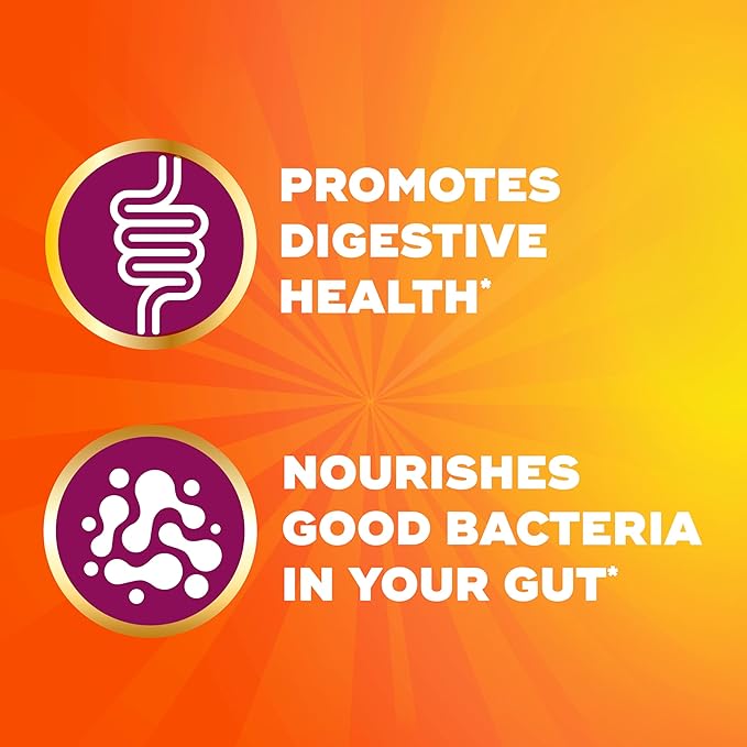 Metamucil Fiber Gummies for Adults – No Sugar Added, 5g Plant-Based Prebiotic Fiber – Orange Flavor – Non-GMO, Gluten-Free – 120 Gummies