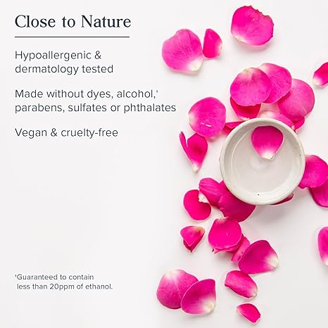 HERITAGE STORE Rosewater & Glycerin Hydrating Facial Mist – Rose Water Spray for Dry & Combination Skin, Vegan, Alcohol-Free, 12 oz
