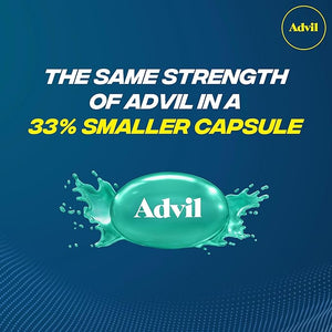 Advil Liqui-Gels Minis – 200 Count – Pain Reliever & Fever Reducer for Adults with Ibuprofen 200mg – Fast-Acting Liquid Capsules