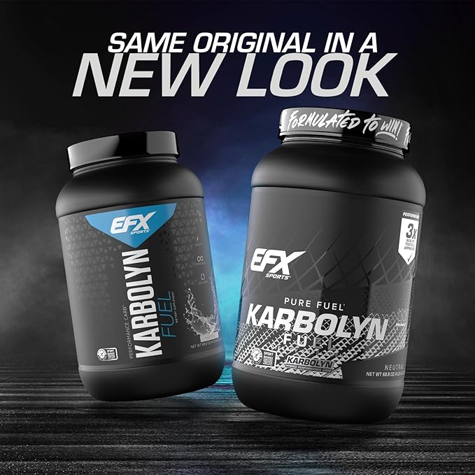 EFX Sports Karbolyn Fuel – Fast-Absorbing Carbohydrate Powder, Stimulant-Free, 39 Servings, Neutral Flavor