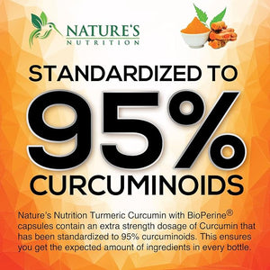 Turmeric Curcumin 1950mg with 95% Curcuminoids & BioPerine – High Absorption Joint & Immune Support – Vegan, Non-GMO, Gluten-Free – 120 Capsules