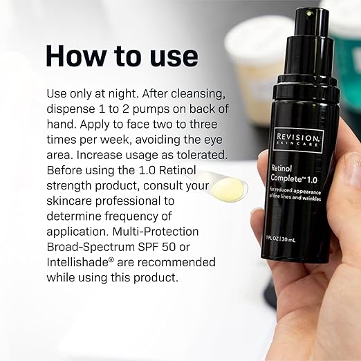 Revision Skincare Retinol Complete – Hydrating Retinol Serum for Brightening, Smoothing, and Wrinkle Reduction – Fragrance Free, Non-Comedogenic – 1 fl oz