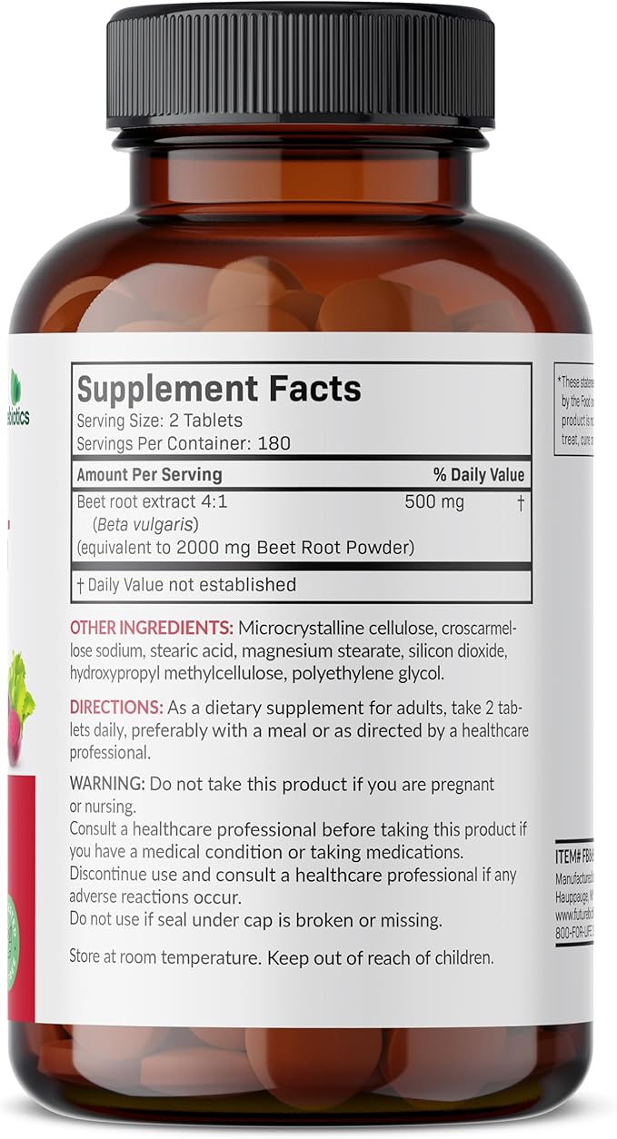 Futurebiotics Beet Root Extra Strength – Non-GMO, 360 Vegetarian Tablets