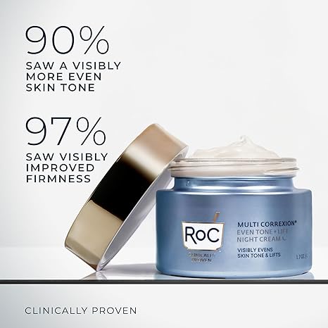 RoC Multi Correxion 5-in-1 Night Cream – Anti-Aging, Hexinol, Firming, 1.7oz