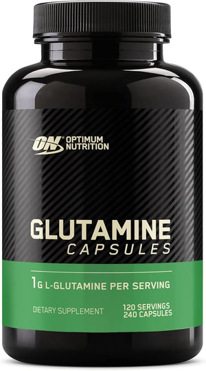 Optimum Nutrition L-Glutamine Muscle Recovery Capsules – 1000mg, 240 Count