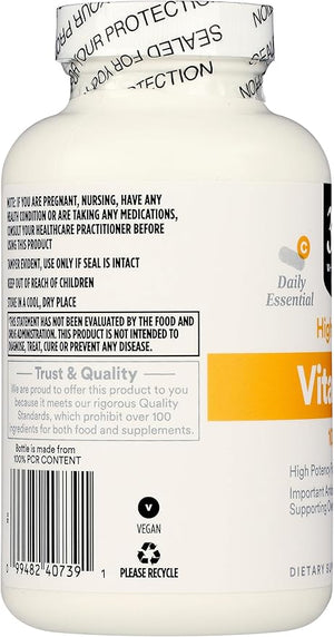 365 by Whole Foods Market Vitamin C 1000mg – Immune & Antioxidant Support – 250 Vegan Tablets