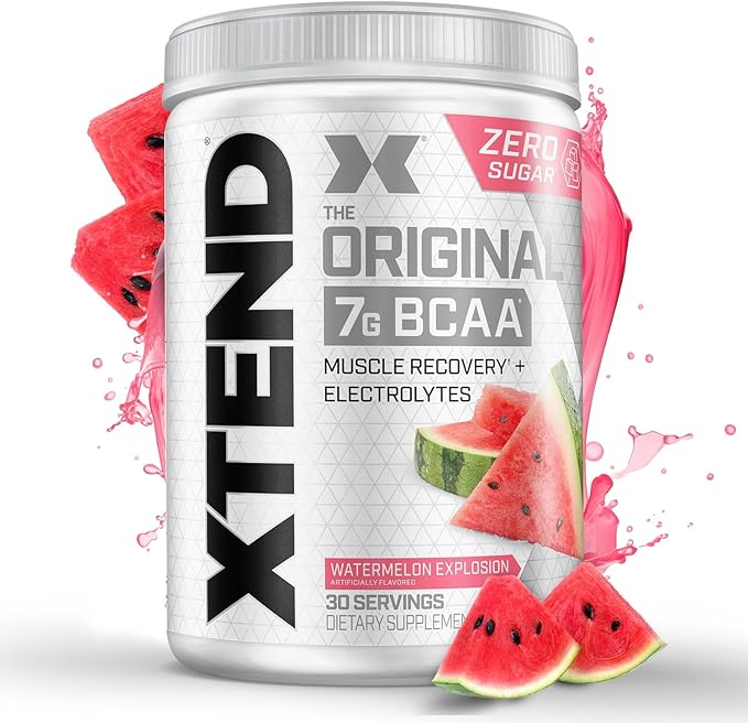 Xtend XTEND Original BCAA Powder – 7g BCAAs & 2.5g L-Glutamine, Sugar-Free, Post-Workout Muscle Recovery, 30 Servings