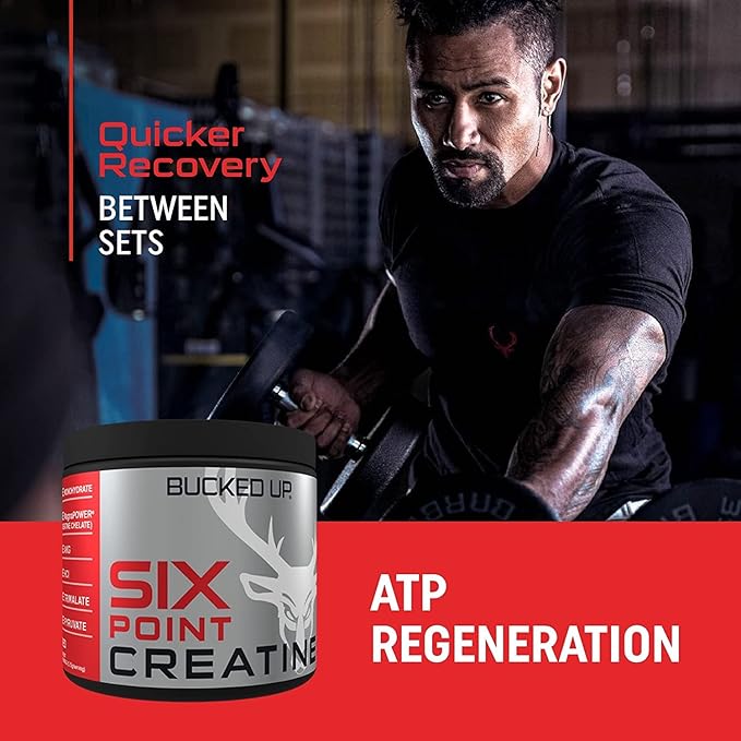 Bucked Up Six Point Creatine™ – Six Types of Creatine, For Men and Women