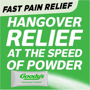 Goody's Hangover Powders for Pain Relief and Mental Alertness Berry Citrus Flavor 16 Dissolvable Packets