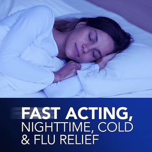VICKS DayQuil & NyQuil SEVERE Cold & Flu Relief – 48 LiquiCaps – Day & Night Multi-Symptom Formula