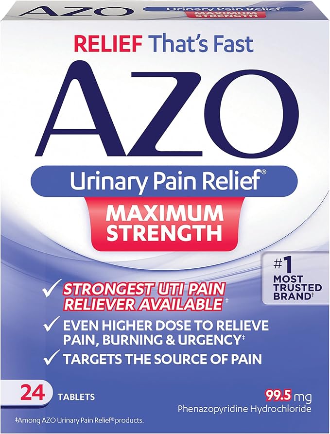 AZO Urinary Pain Relief Maximum Strength – 24 Tablets