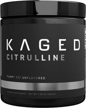Kaged L-Citrulline Powder – Unflavored, 100 Servings, Nitric Oxide Booster for Enhanced Pumps & Muscle Vascularity