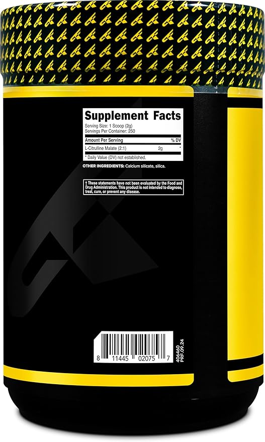 PrimaForce L-Citrulline Malate Powder – Unflavored, 500 Grams, Vegan & Non-GMO