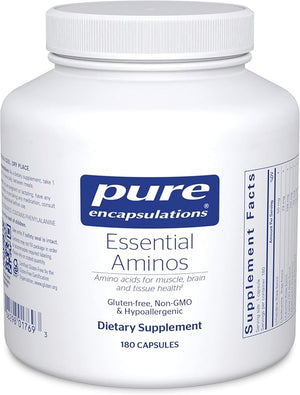 Pure Encapsulations Essential Amino Acids – Muscle Recovery Support, 180 Capsules, with Leucine, Threonine & Tryptophan