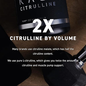 Kaged L-Citrulline Powder – Unflavored, 100 Servings, Nitric Oxide Booster for Enhanced Pumps & Muscle Vascularity