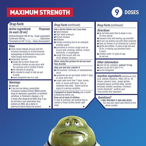 Mucinex Fast-Max Severe Congestion & Cough – Maximum Strength Multi-Symptom Cold Relief Liquid
