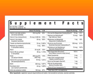 Seeking Health Multivitamin One MF – Methyl-Free, Once Daily, MTHFR Support – 45 Vegetarian Capsules