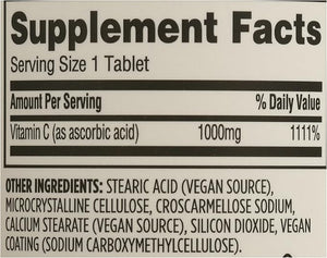365 by Whole Foods Market Vitamin C 1000mg – Immune & Antioxidant Support – 250 Vegan Tablets