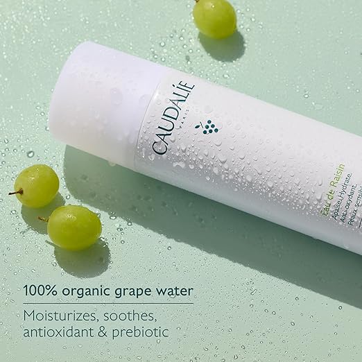 Caudalie Grape Water Moisturizing Face Mist – Hydrating, Soothing, Sensitive Skin, Vegan, 2.5 oz