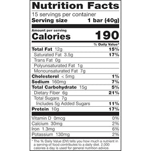 Nature Valley Protein Chewy Snack Bars – Peanut Butter Dark Chocolate, 15 Bars