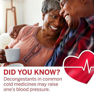 Coricidin HBP Cough & Cold Relief – 16 Tablets – Decongestant-Free, Safe for High Blood Pressure