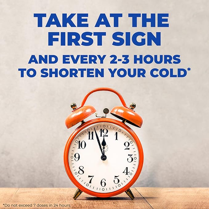 Zicam Cold Remedy Zinc RapidMelts Tablets Citrus Flavor 25 Count – Fast-Acting Homeopathic Cold Relief